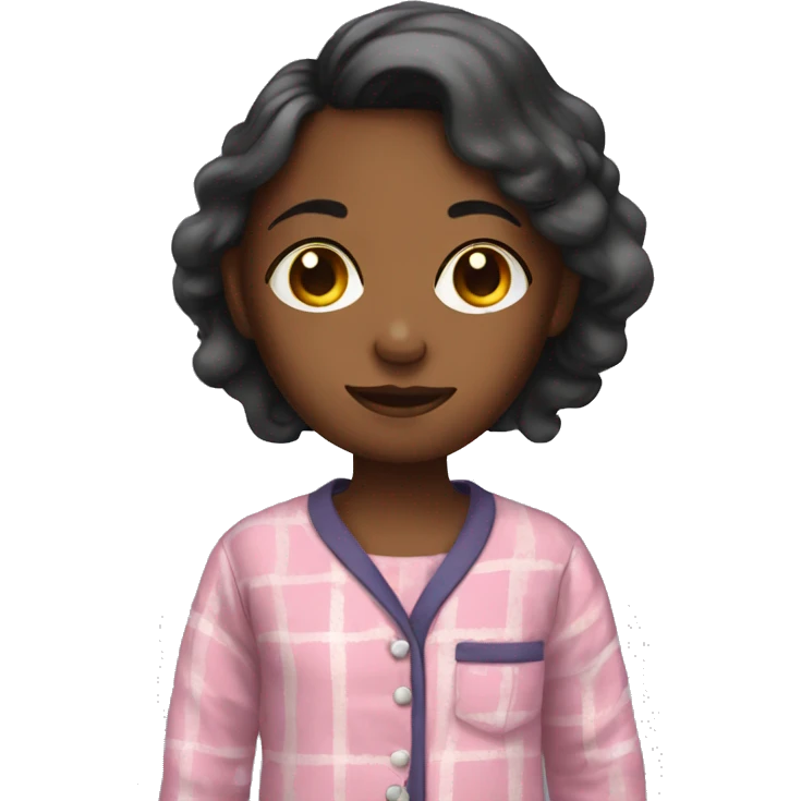 Girl with pjs  emoji