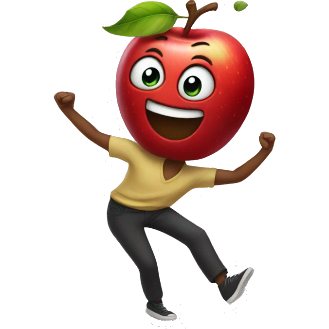 Dancing Apple emoji
