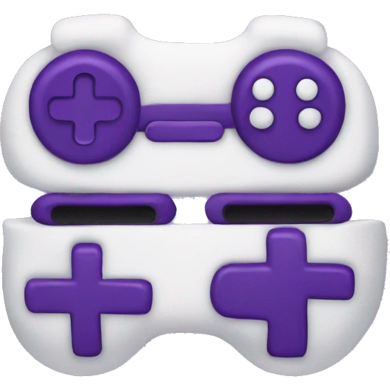 Purple PlayStation 4 emoji