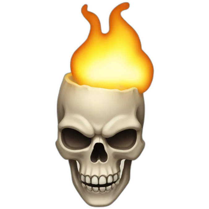 skull-torch emoji