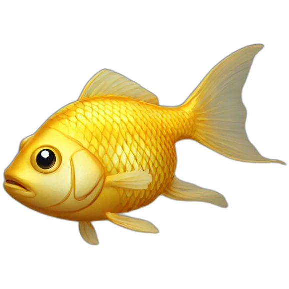 golden fish emoji