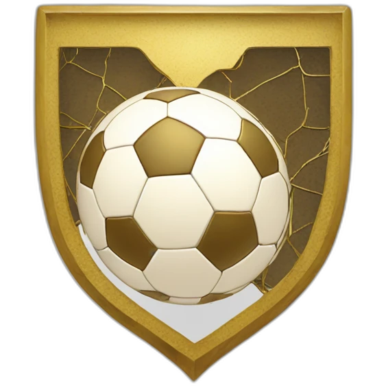 Kintsugi soccer crest emoji