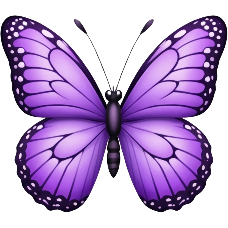 Borboleta lilás  emoji