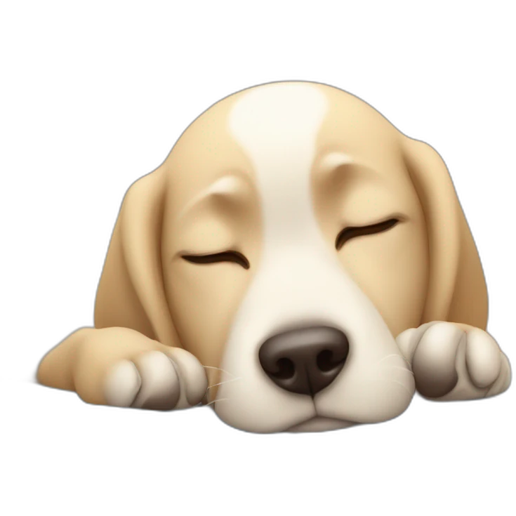 Chien qui dort emoji