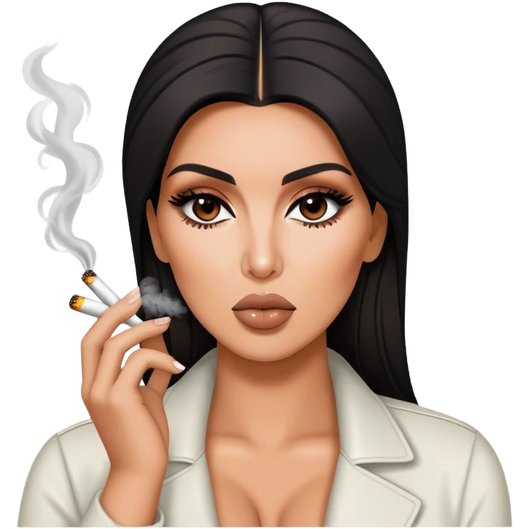 Kim kardashian smoking emoji