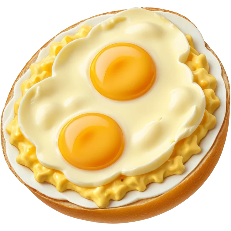 Cheesy eggs emoji