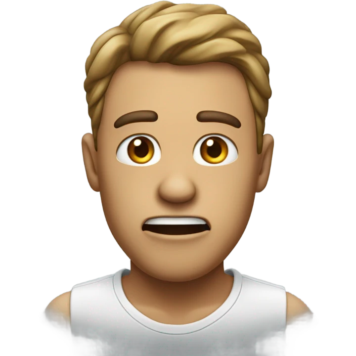 Shocked jaw on the floor emoji