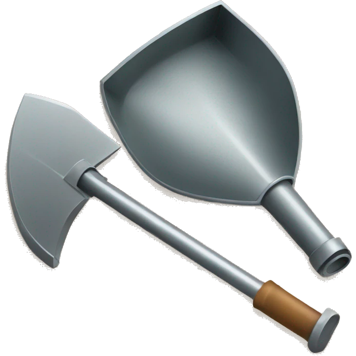 Metal detector and shovel emoji