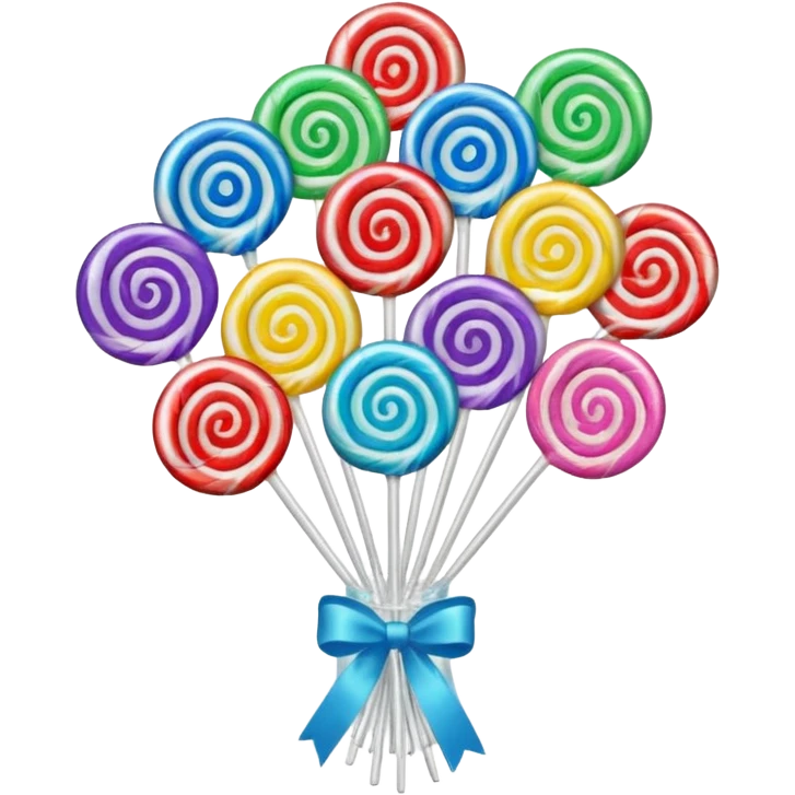 Bouquet of lolipops emoji