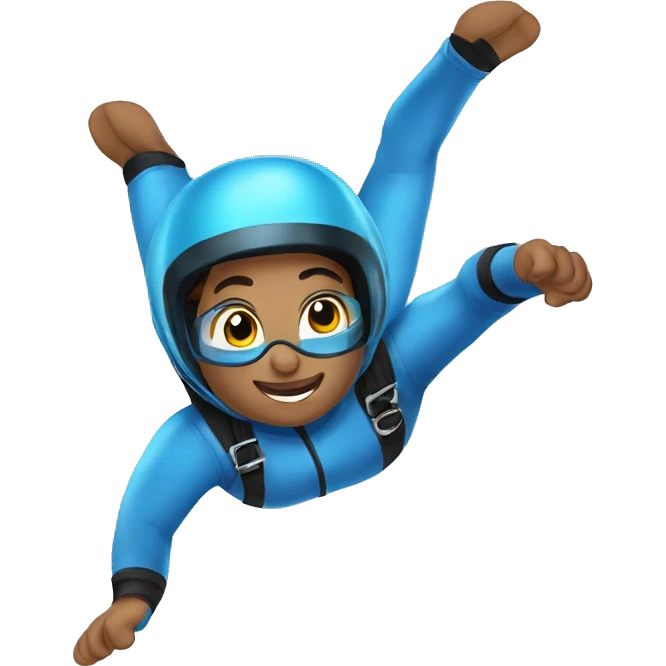 Indoor skydiving emoji