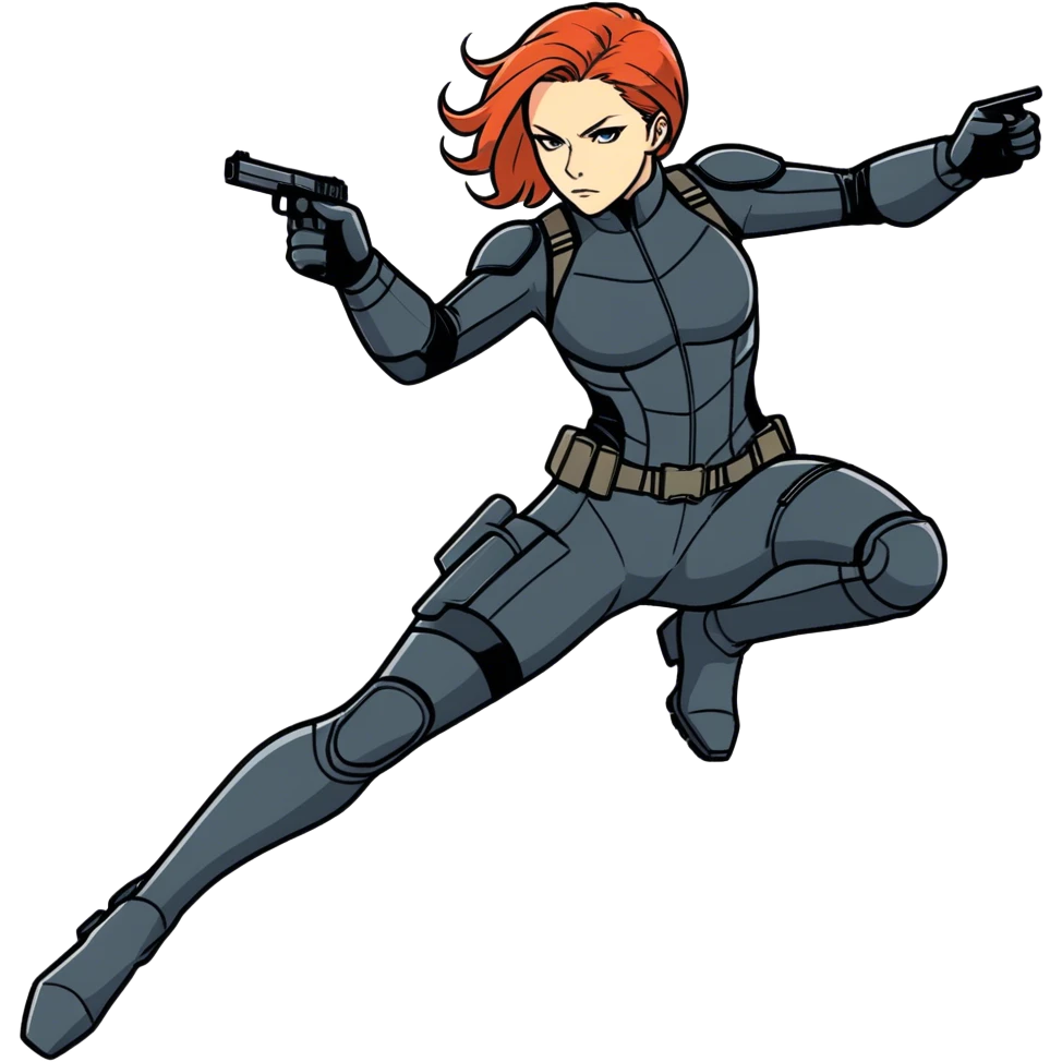 black widow marvel emoji