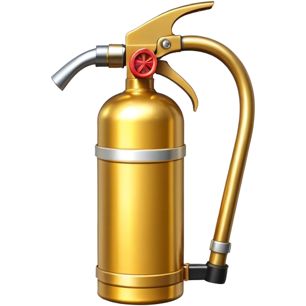golden fire extinguisher emoji