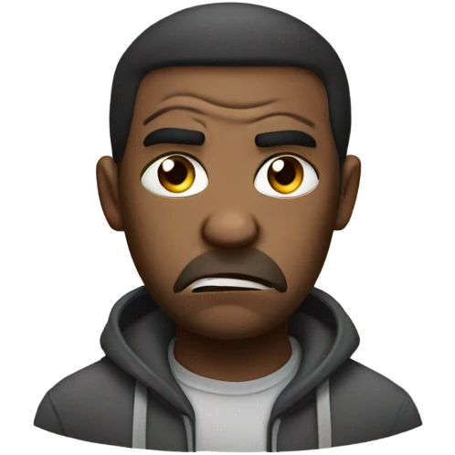 am moody cranky and tired emoji