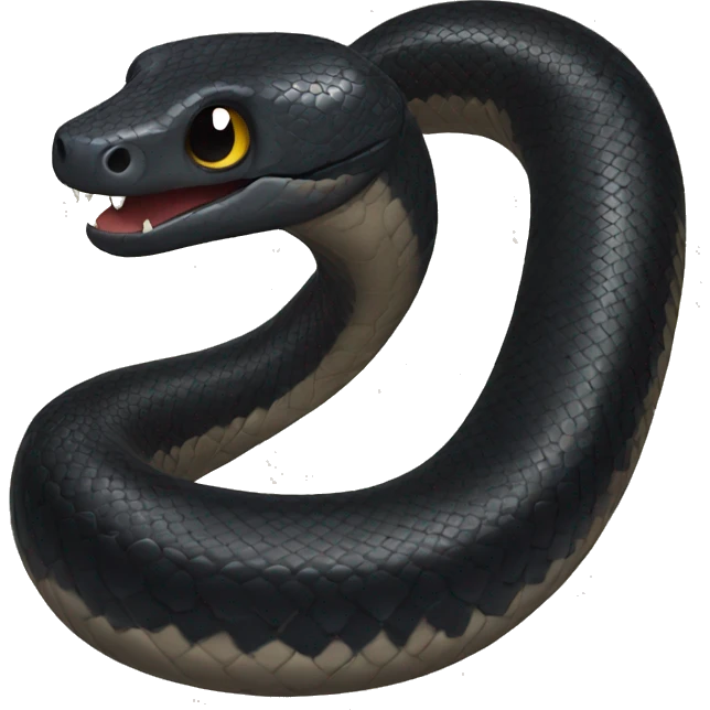 black snake  emoji