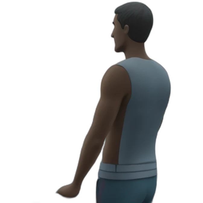 Homme regardant la mer  emoji