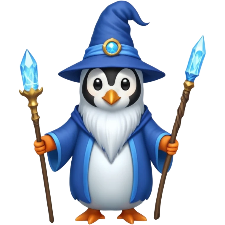 Penguin Wizard emoji