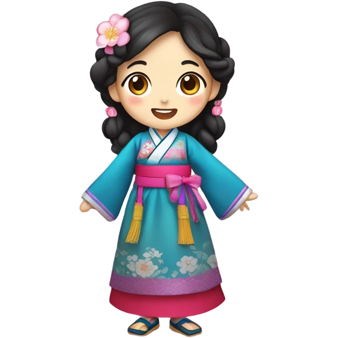 Girl in Korea emoji