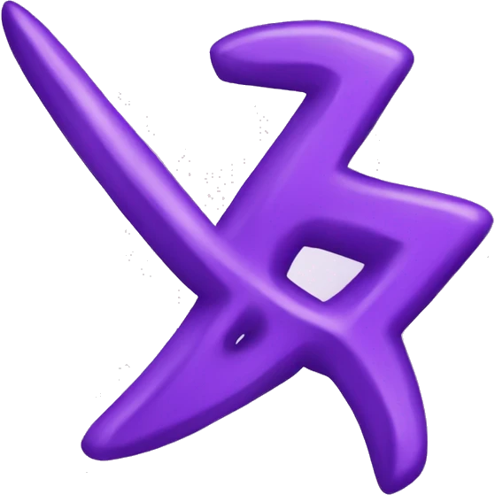Purple Sagittarius symbol  emoji