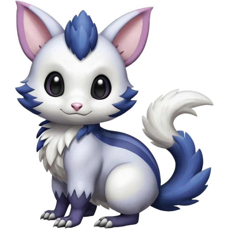 Shiny Furret-Absol-Noibat-Trico-Hybrid (Full body) emoji