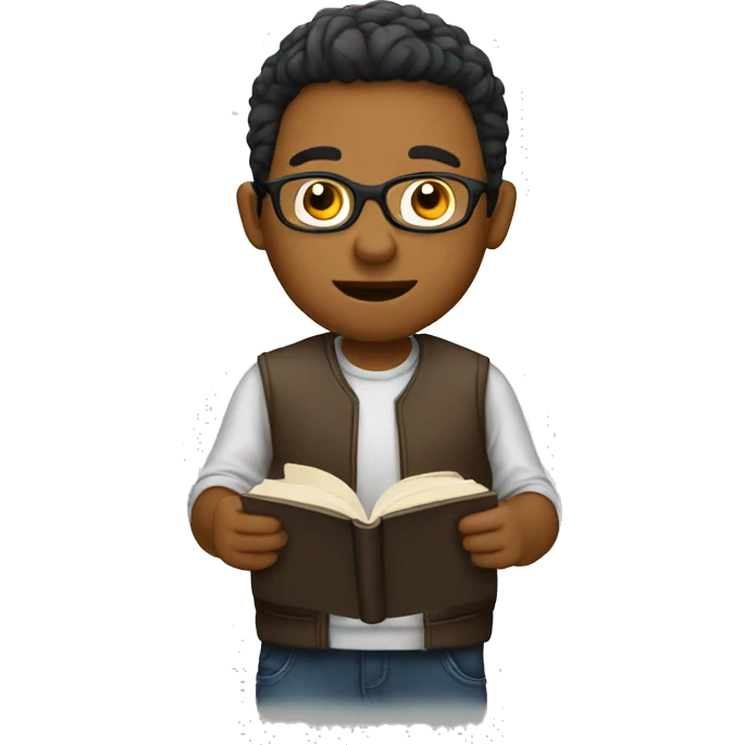 reading student emoji