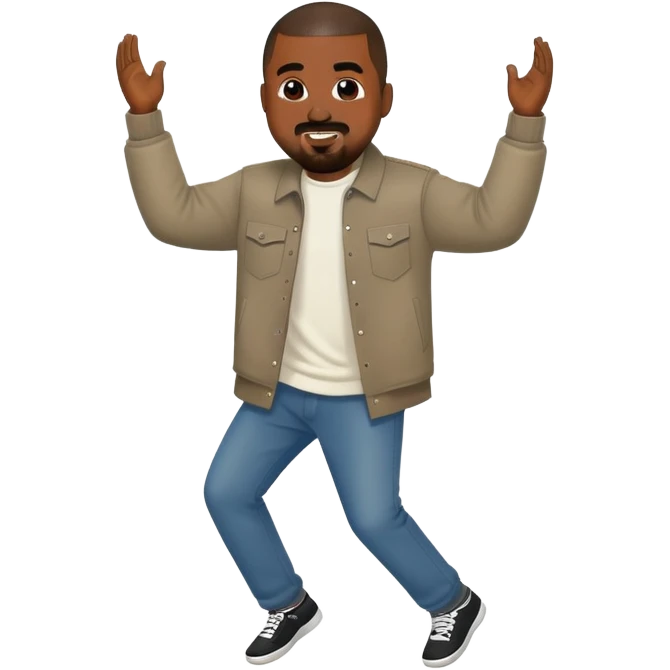 Kanye dancing emoji