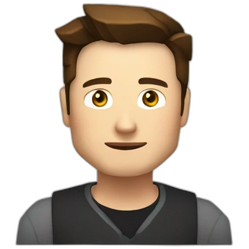 elon musk en minecrat emoji