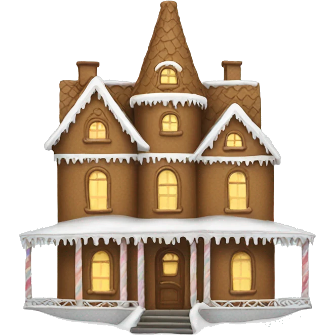Gingerbread mansion  emoji