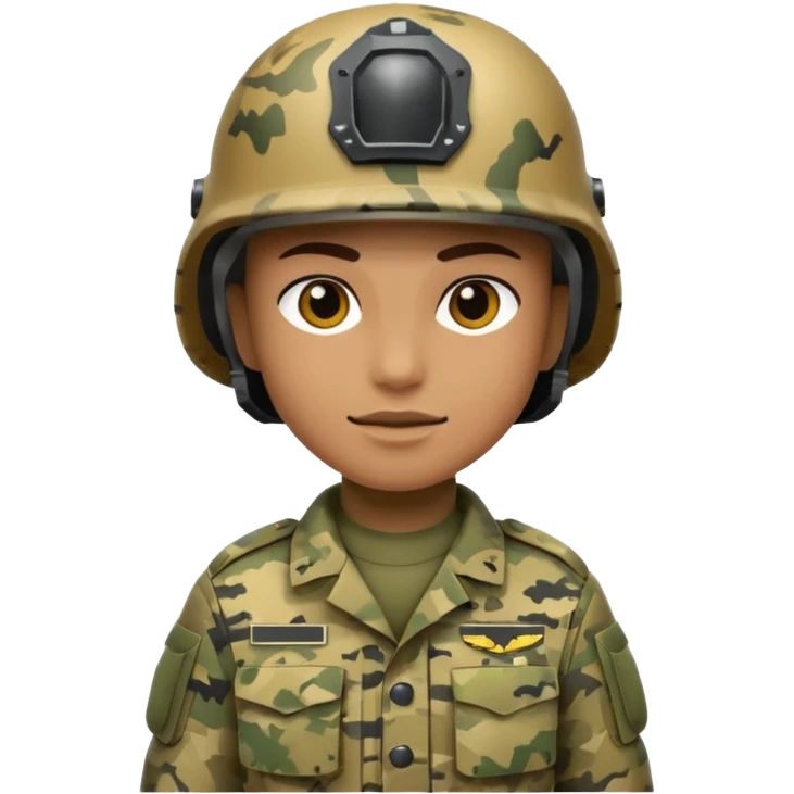 military special uniform emoji