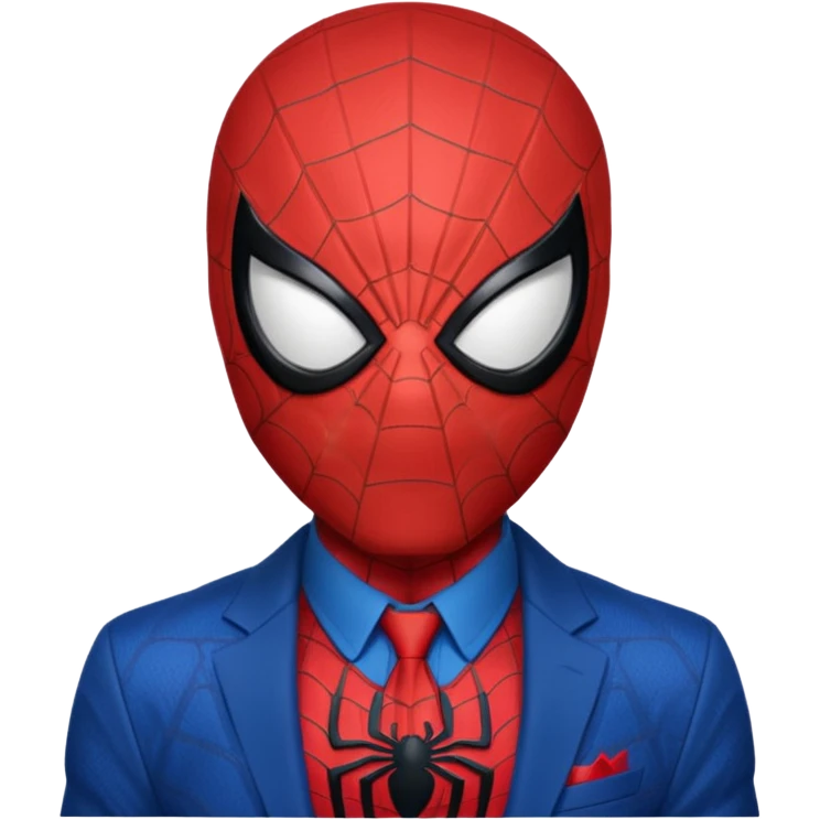 Homem aranha bravo rosto emoji