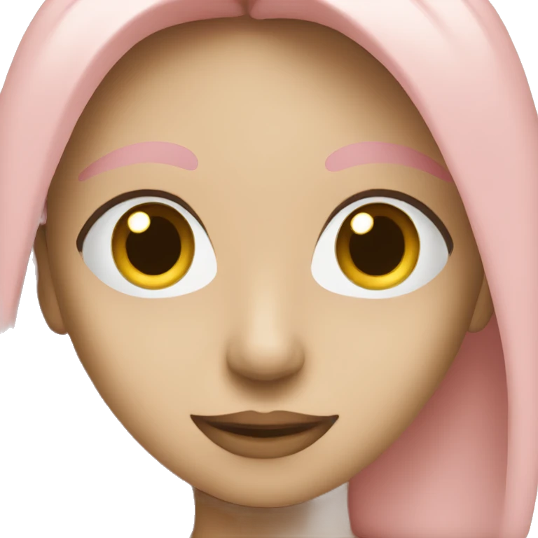 light pink emoji