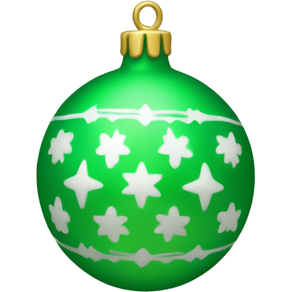 Light green ornament emoji