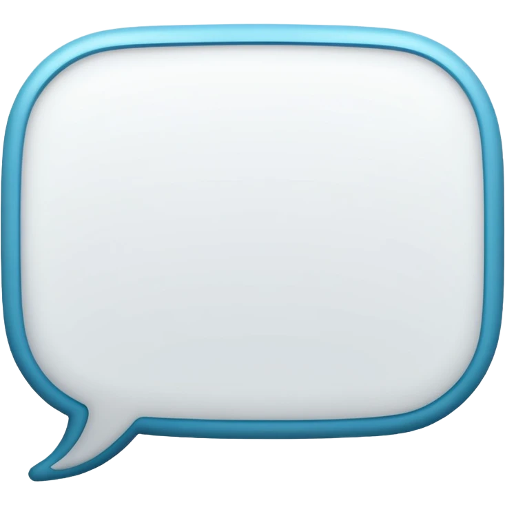 Bulle de parole emoji