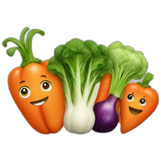 group of vegetables emoji