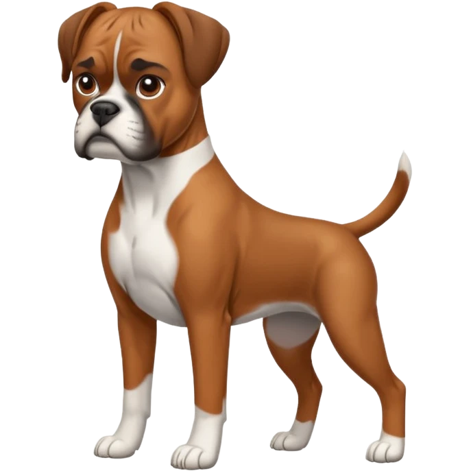 creame iconos de un boxer perro animal emoji