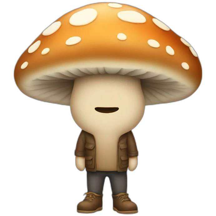 Man-mushroom-alone emoji
