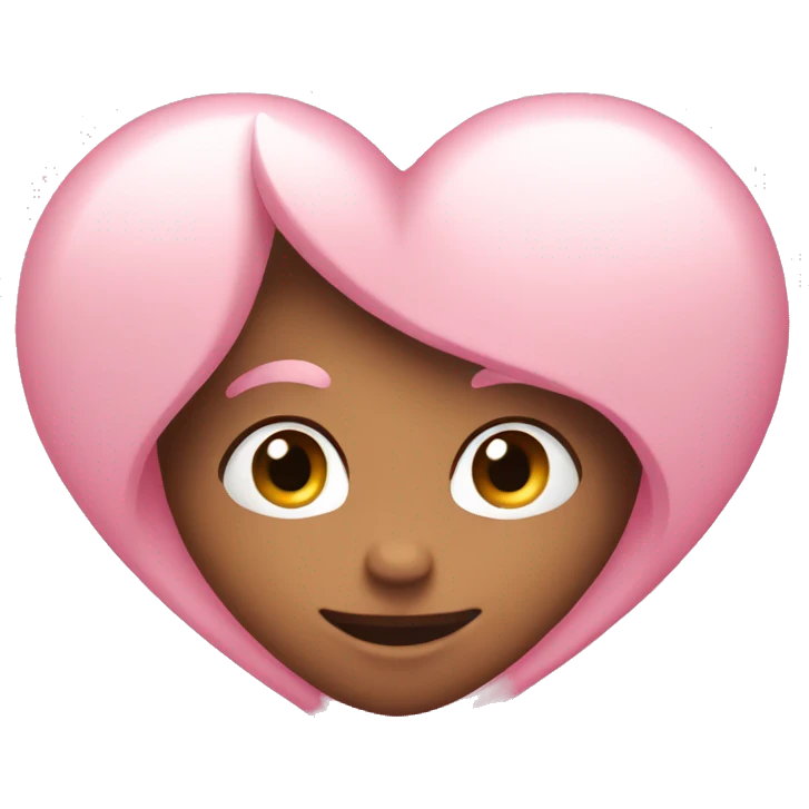 light pink heart emoji