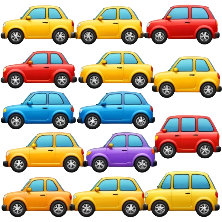 need emojis of cars from cartoons or movies and real life cars emoji