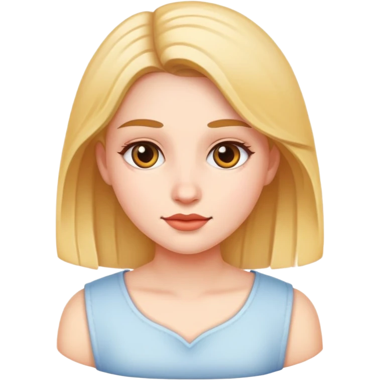 realistic portrait of a girl emoji