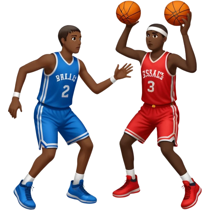 a player Defending against a player  emoji