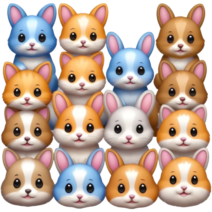 Cute animals emoji