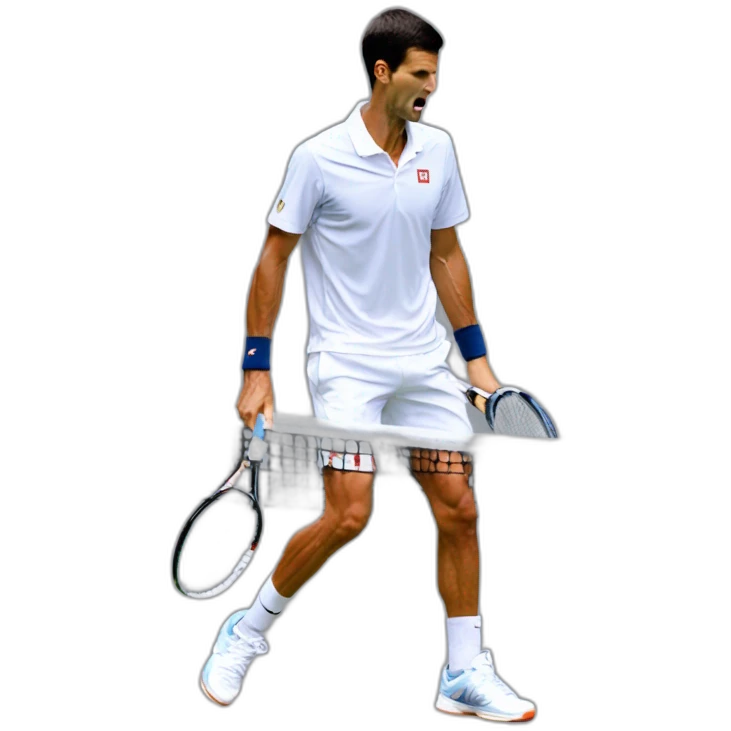 Djokovic abrazando a nadal emoji