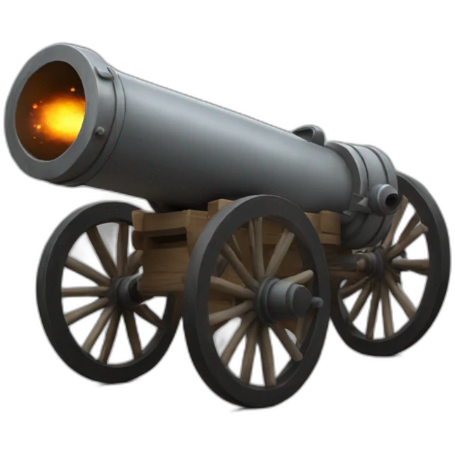 Cannon fire emoji