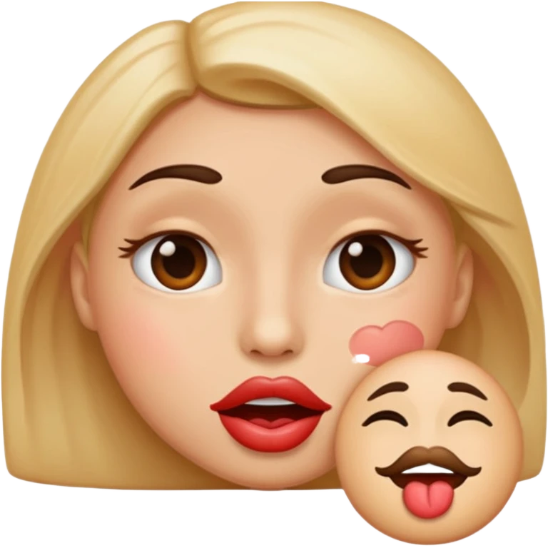 kisses all over face  emoji