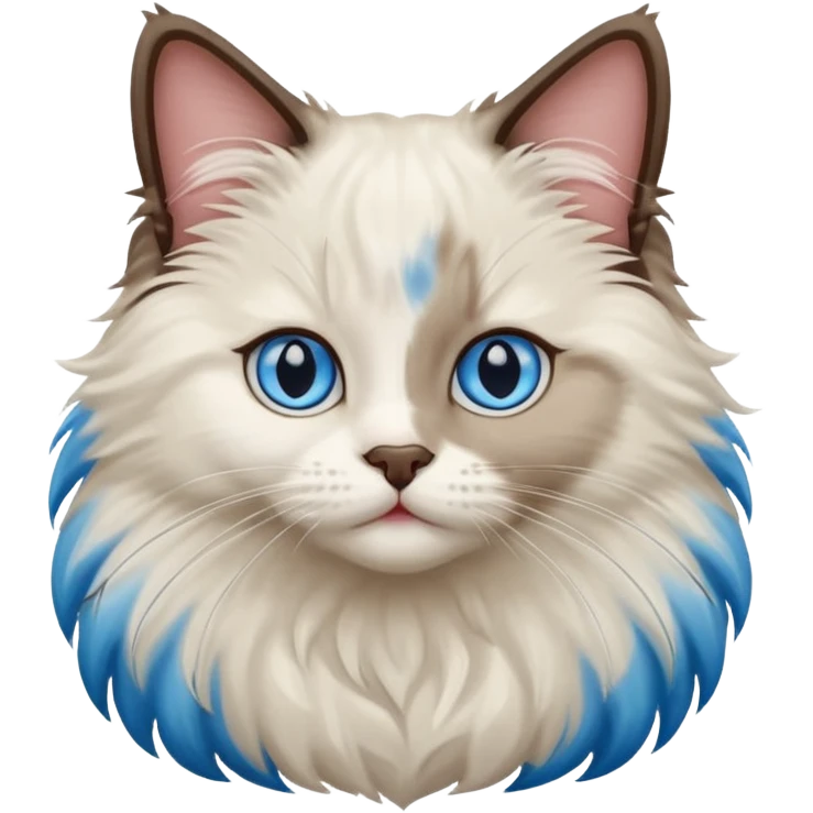 ragdoll bicolor cat emoji