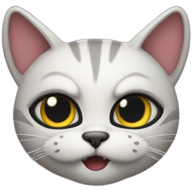 evil cat emoji