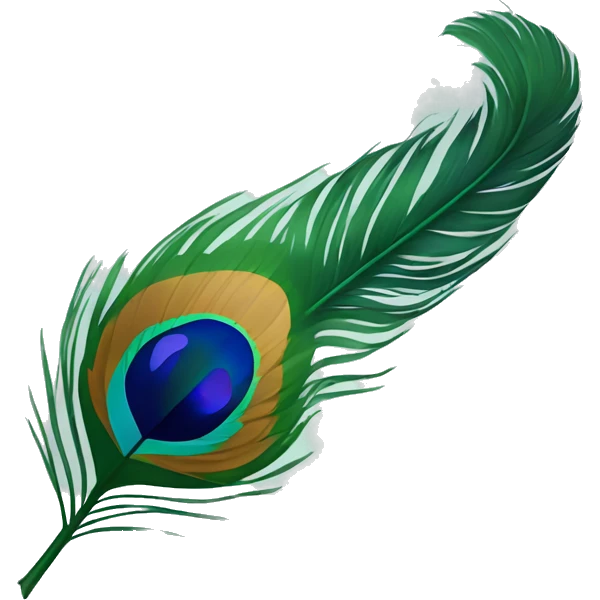 peacock feather emoji