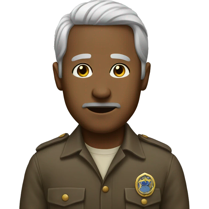 Courageous man emoji