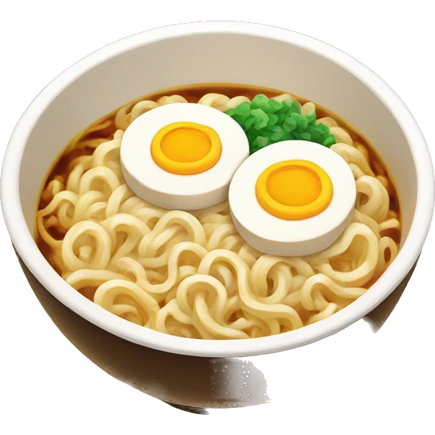 Fancy bowl of Ramen Asian noodles emoji