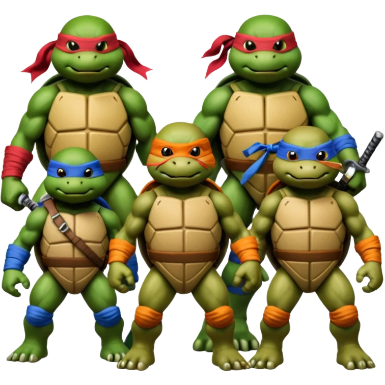 
Teenage Mutant Ninja Turtles (1987) characters emoji