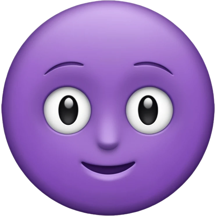 Rond violet normal emoji